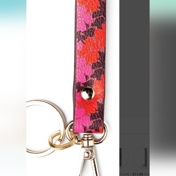 Kedzie-ECLIPSE Vegan Leather Mix / Match Wristlet Strap (Wildflower) - Picture 2 of 6